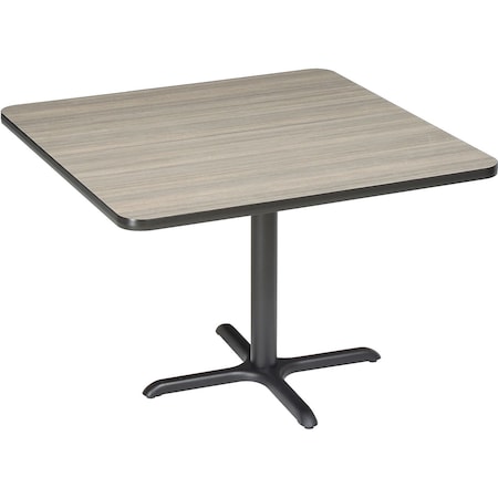 Interion By Global Industrial Dining Table, 42 in W, 42 in L, 29 in H 695675CL